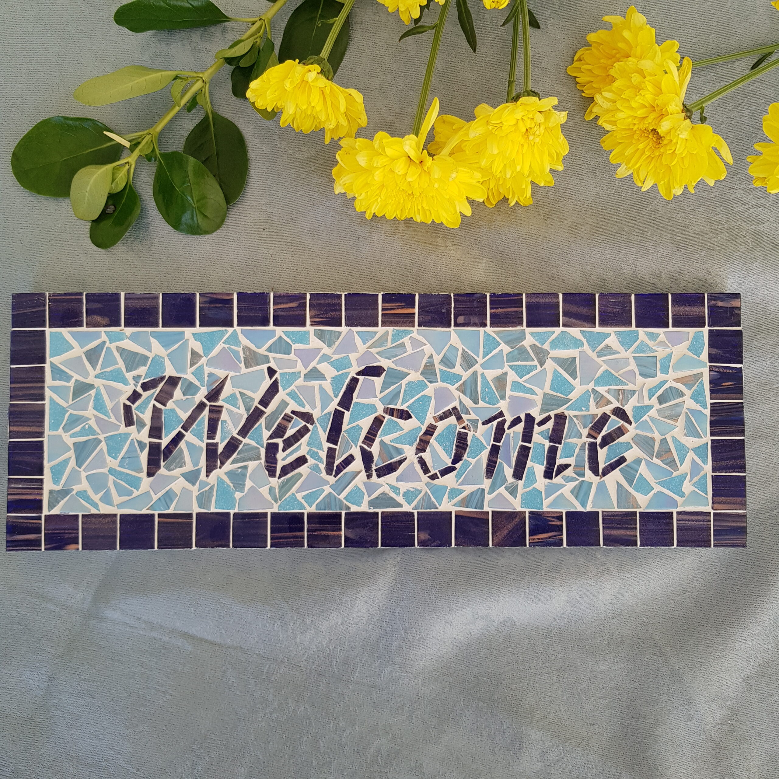 Welcome Mosaic Plaque - Image 2