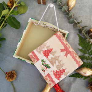 Green and White Mosaic Serviette Holder