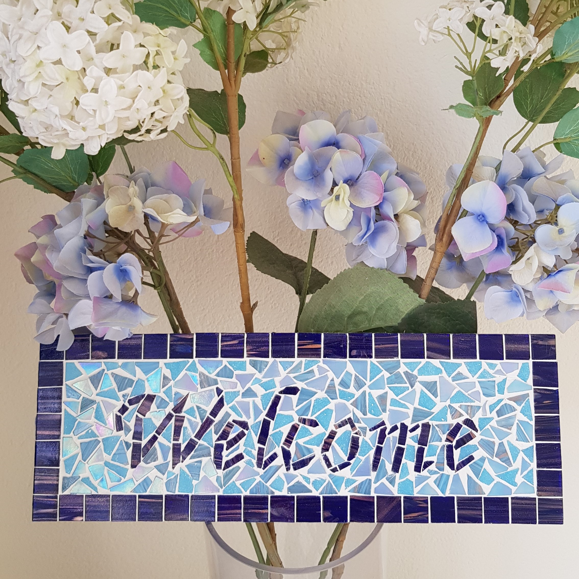 Welcome Mosaic Plaque - Image 3