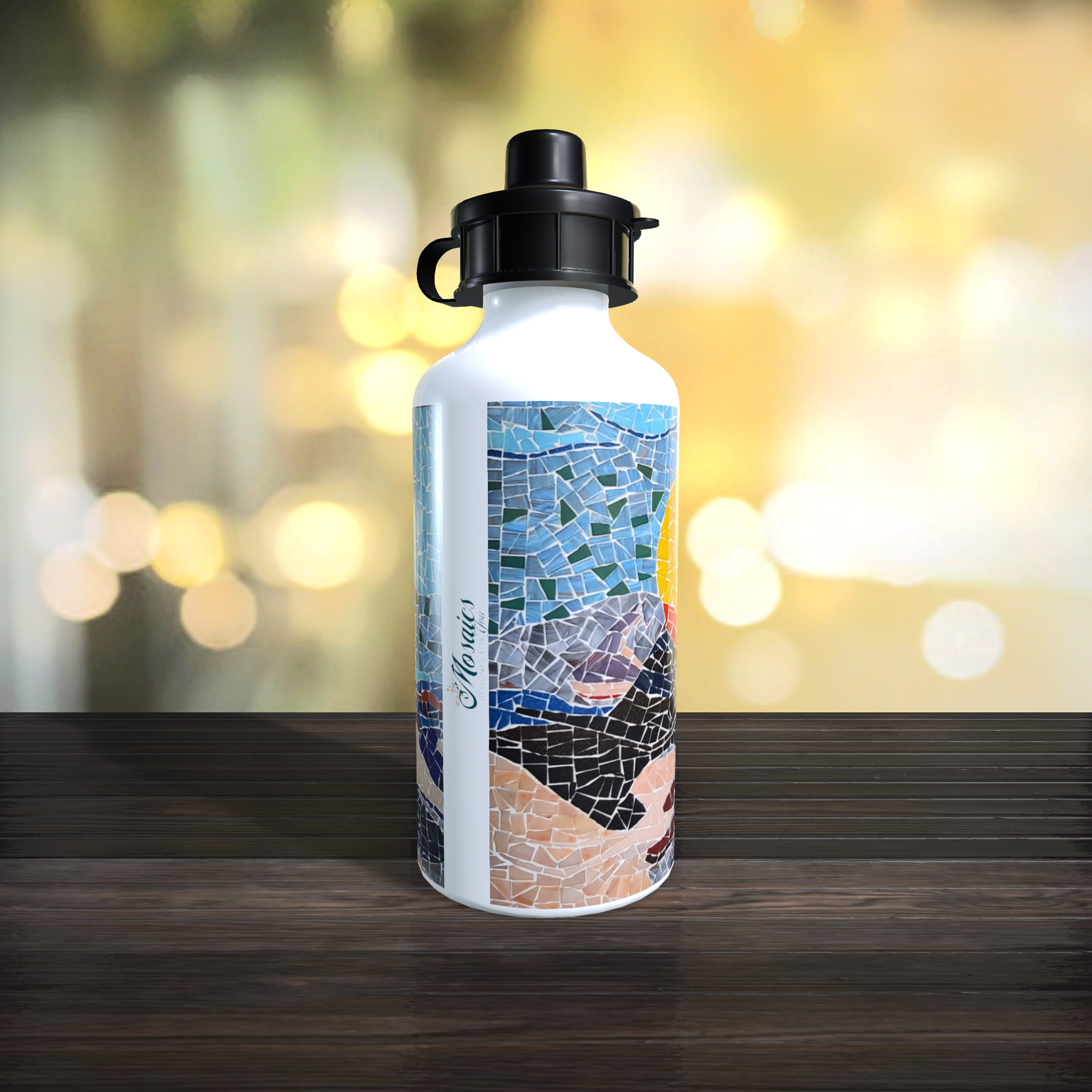 Sunset Flip Top Sip Lid Water Bottle - Image 3