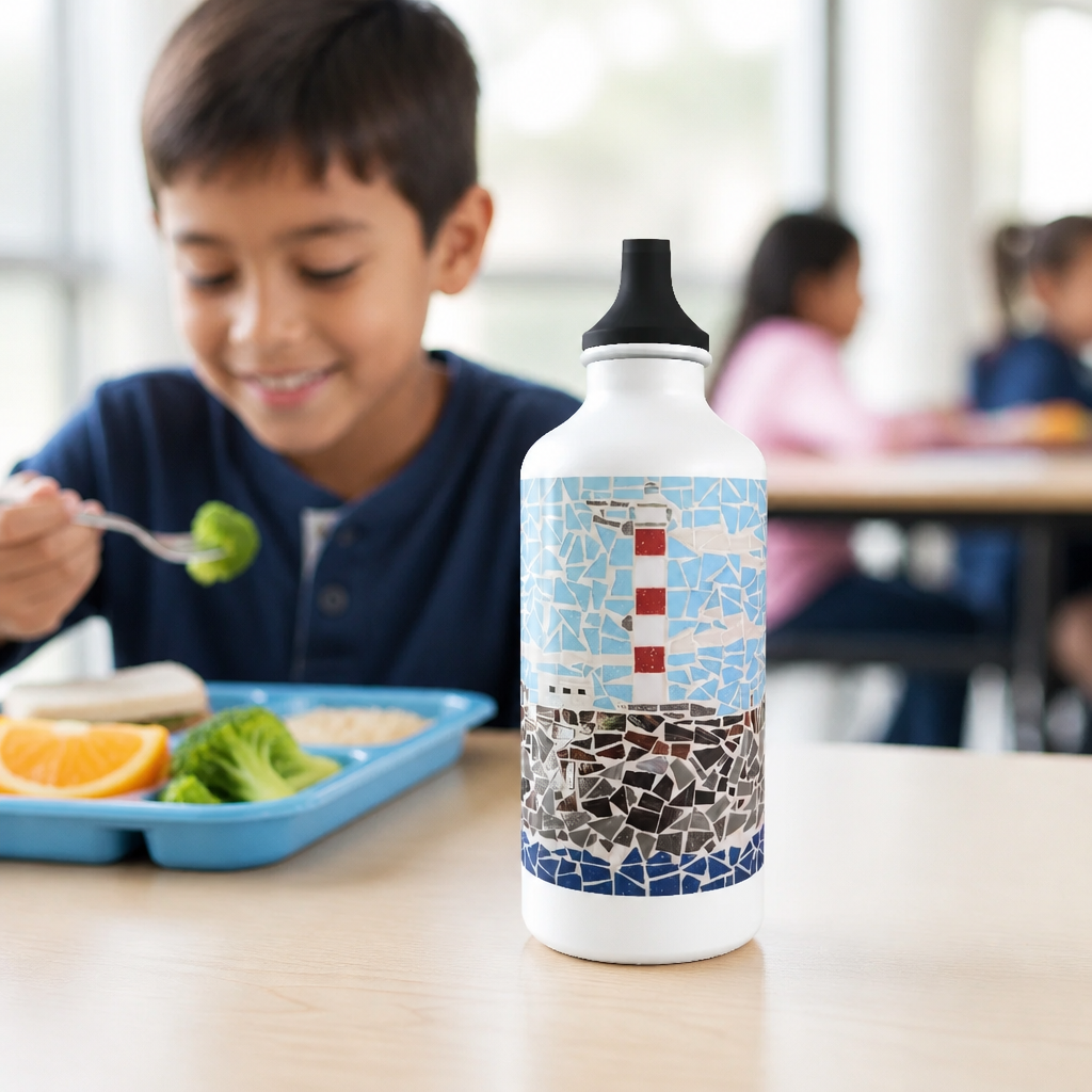 Lighthouse Screw Top Water Bottle
