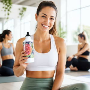 Rose Screw Top Water Bottle