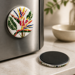 Bird of Paradise Magnet on white background