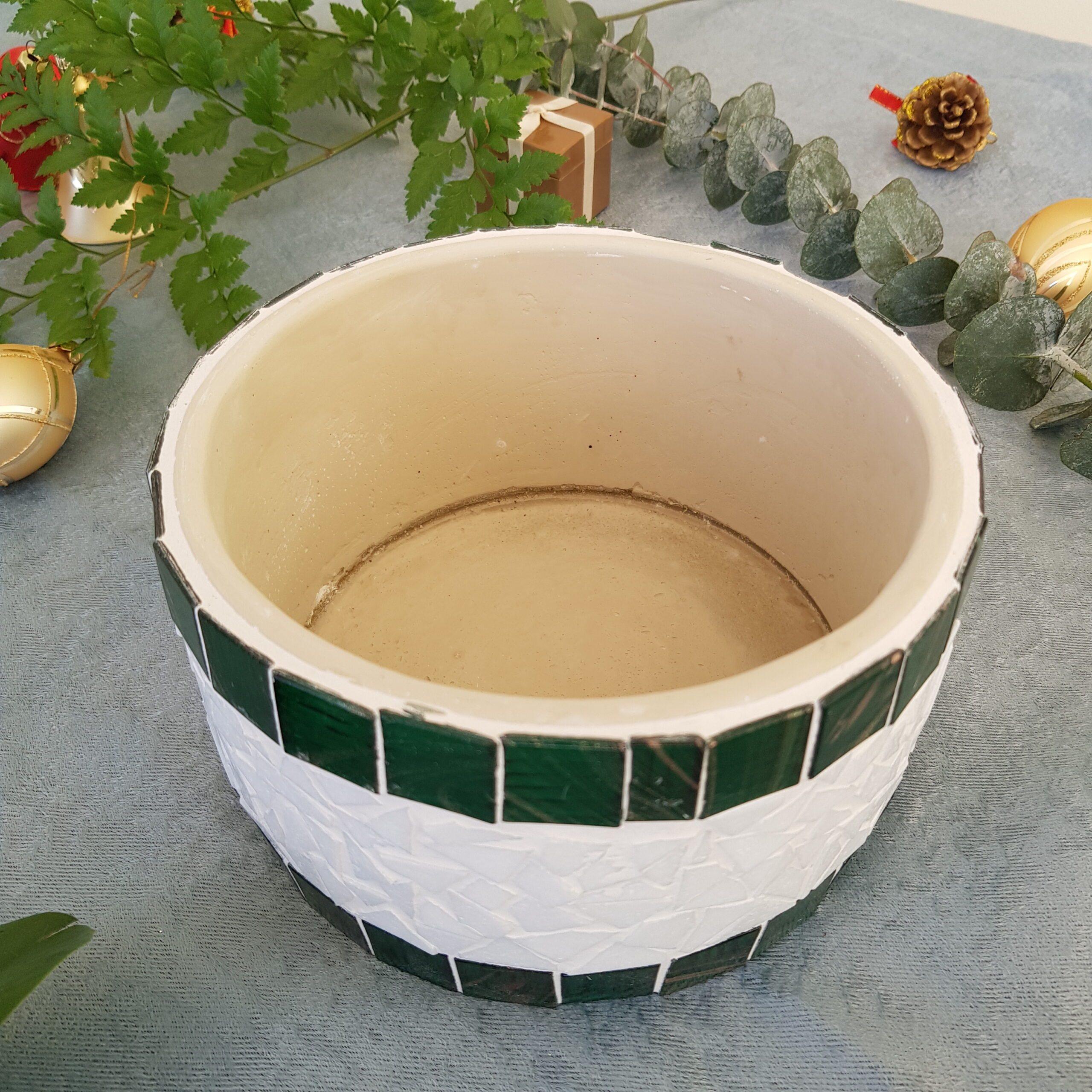 Mosaic Ceramic Plant Pot - Image 2