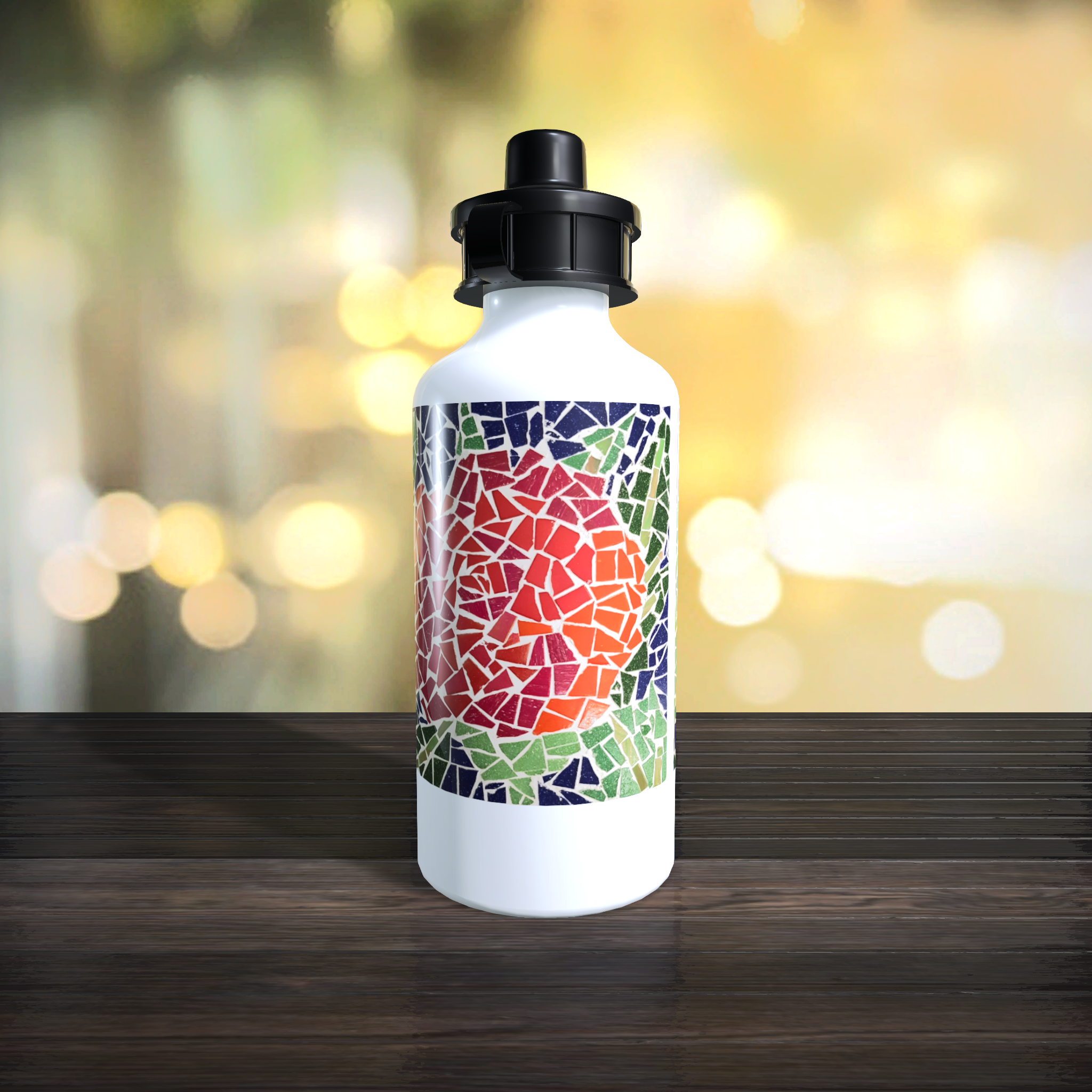 Rose Flip Top Sip Lid Water Bottle - Image 2