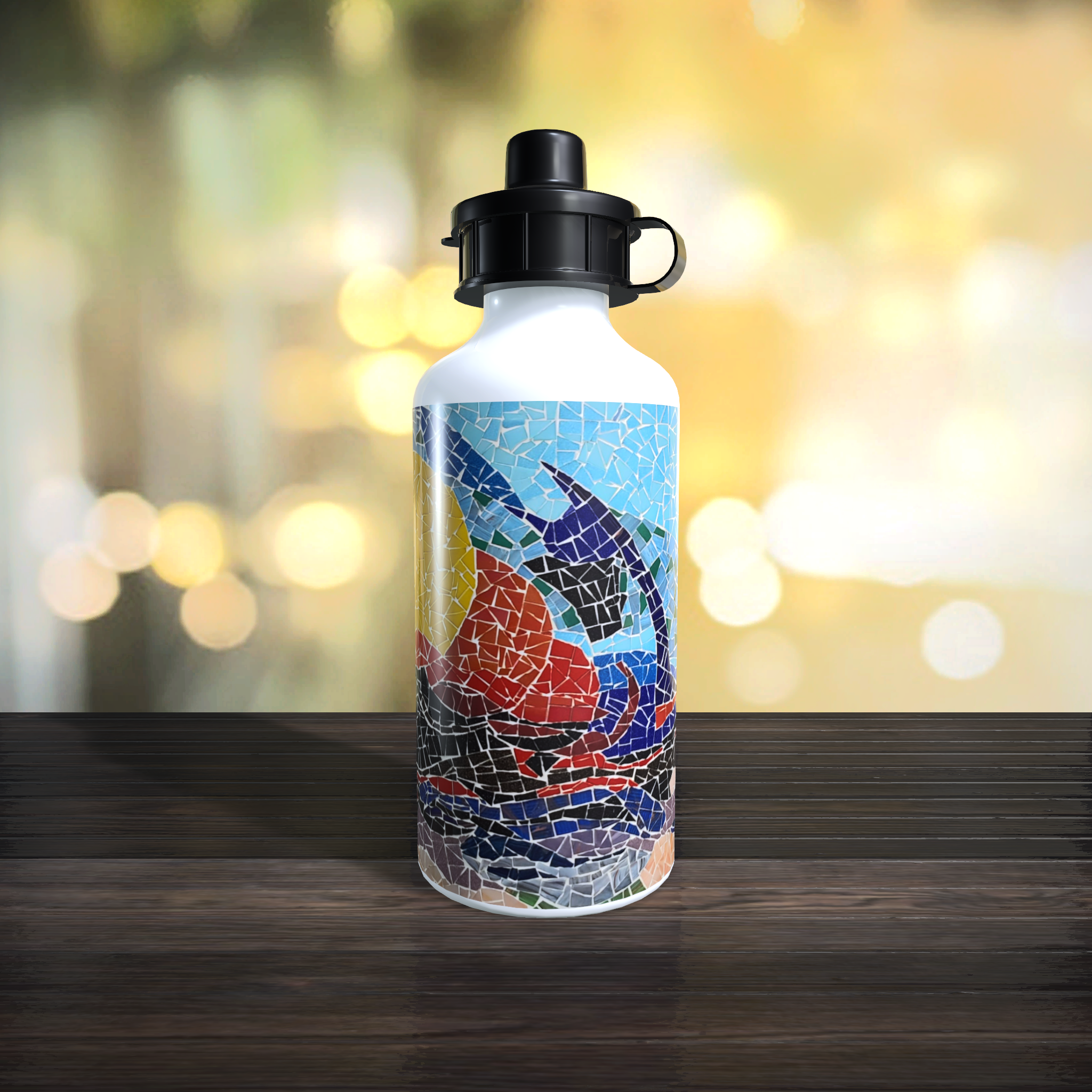 Sunset Flip Top Sip Lid Water Bottle - Image 5