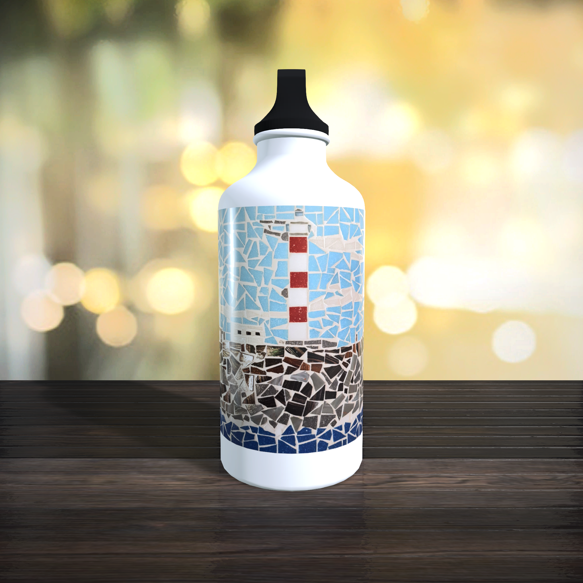 Lighthouse Screw Top Water Bottle - Image 2