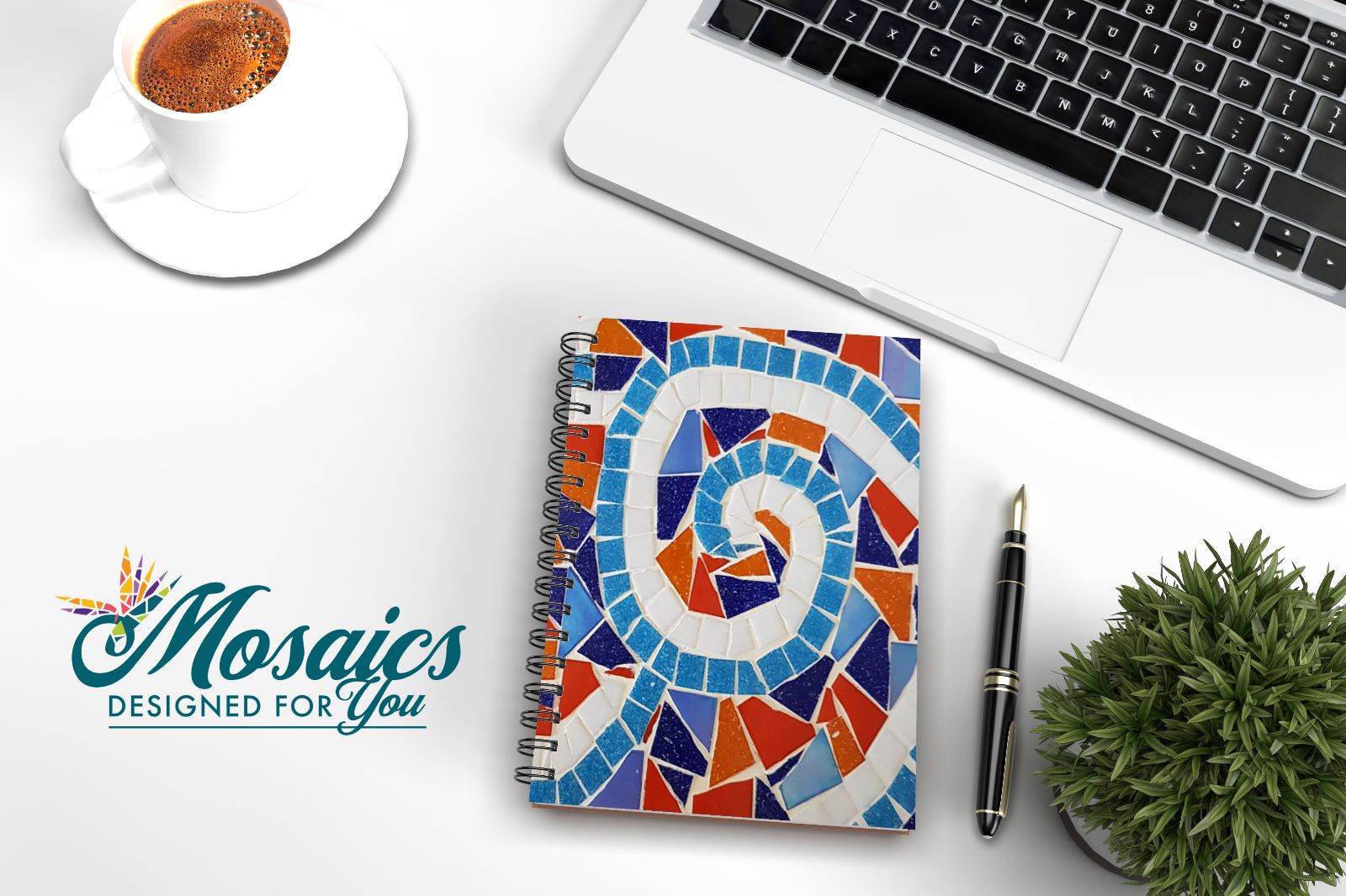Abstract A5 Notebook