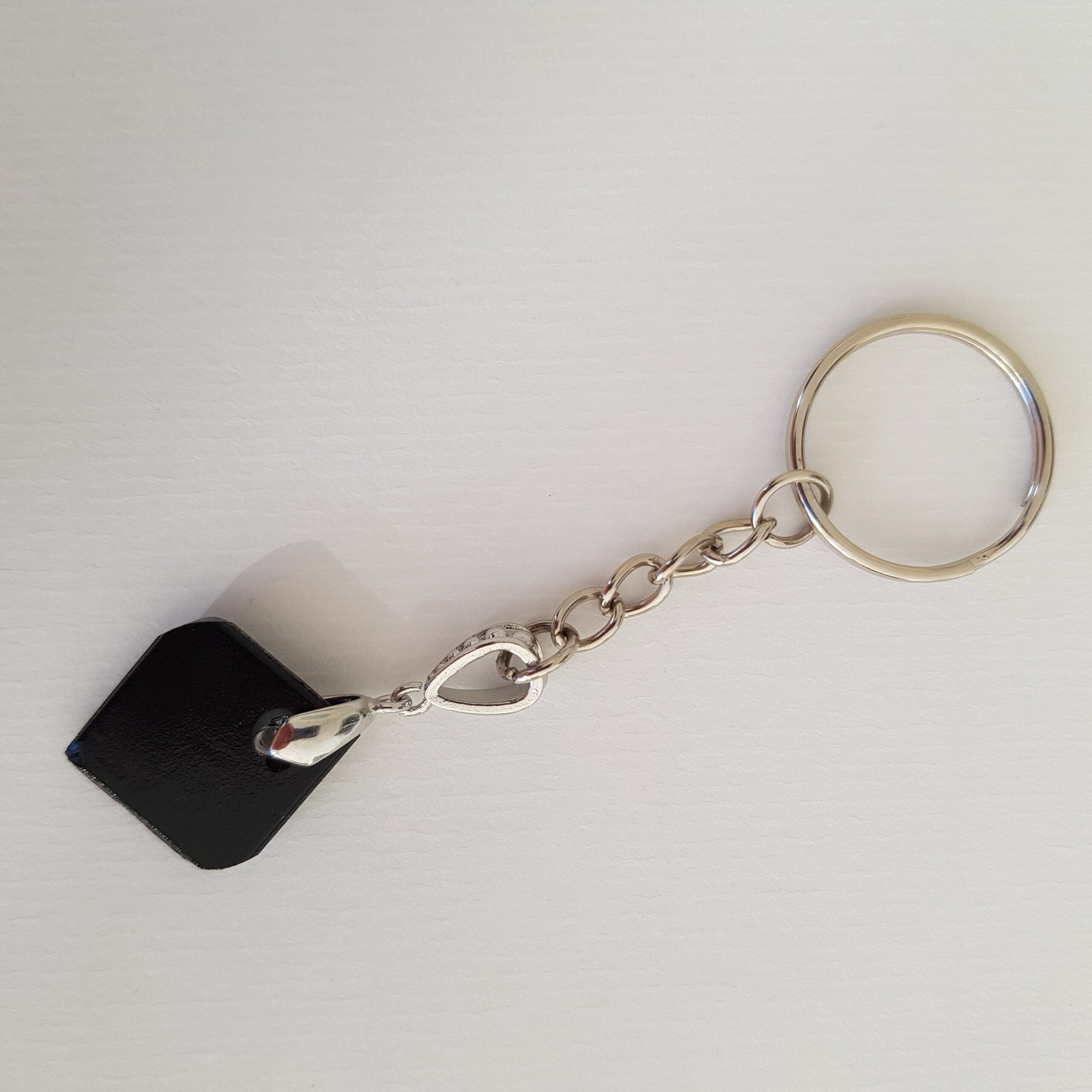 Karen Black Glass Key Ring - Image 2