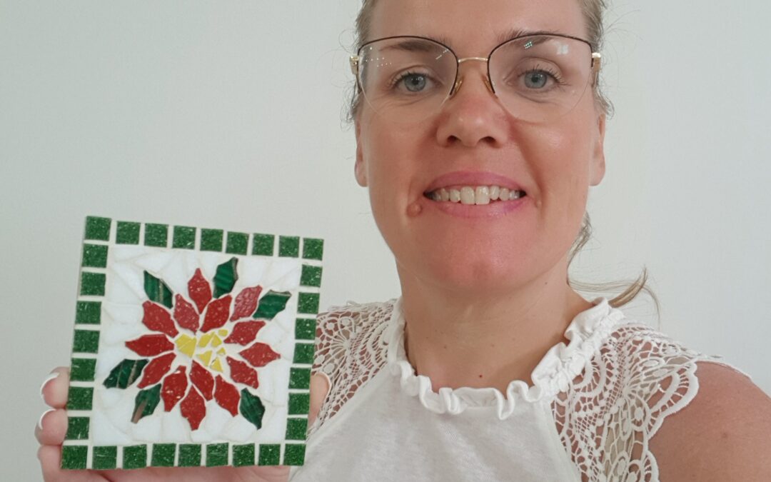 Poinsettia Mosaic Workshop