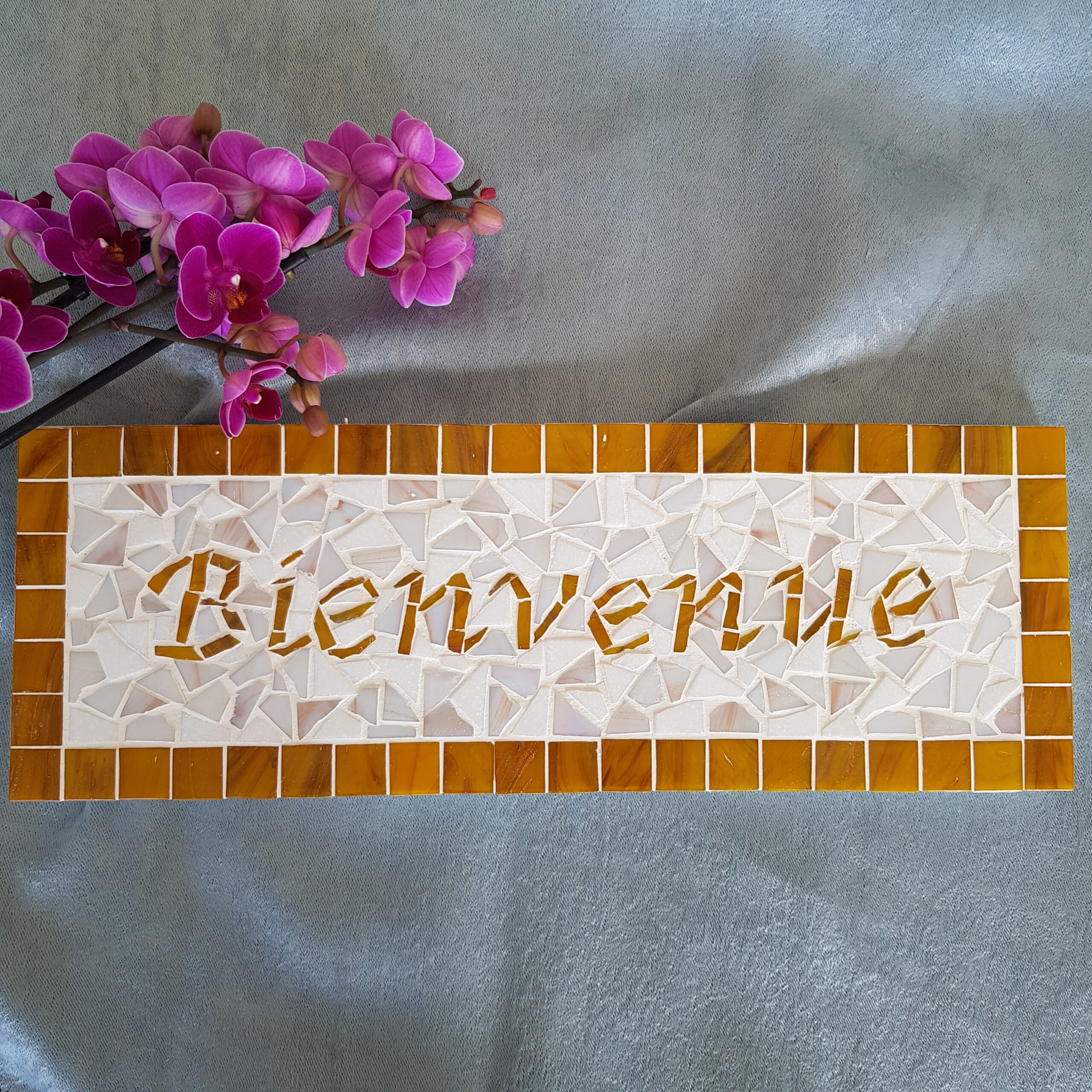 Bienvenue Mosaic Plaque - Image 2