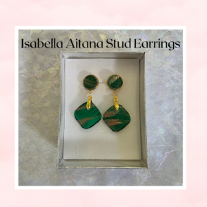 Isabella Aitana stud earrings