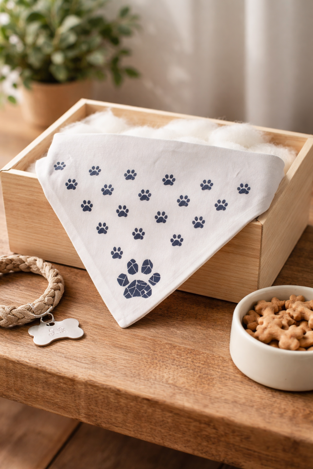 Paws Small Dog Scarf - Image 2
