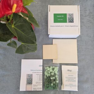 Coaster Mosaic Kit with Green tiles