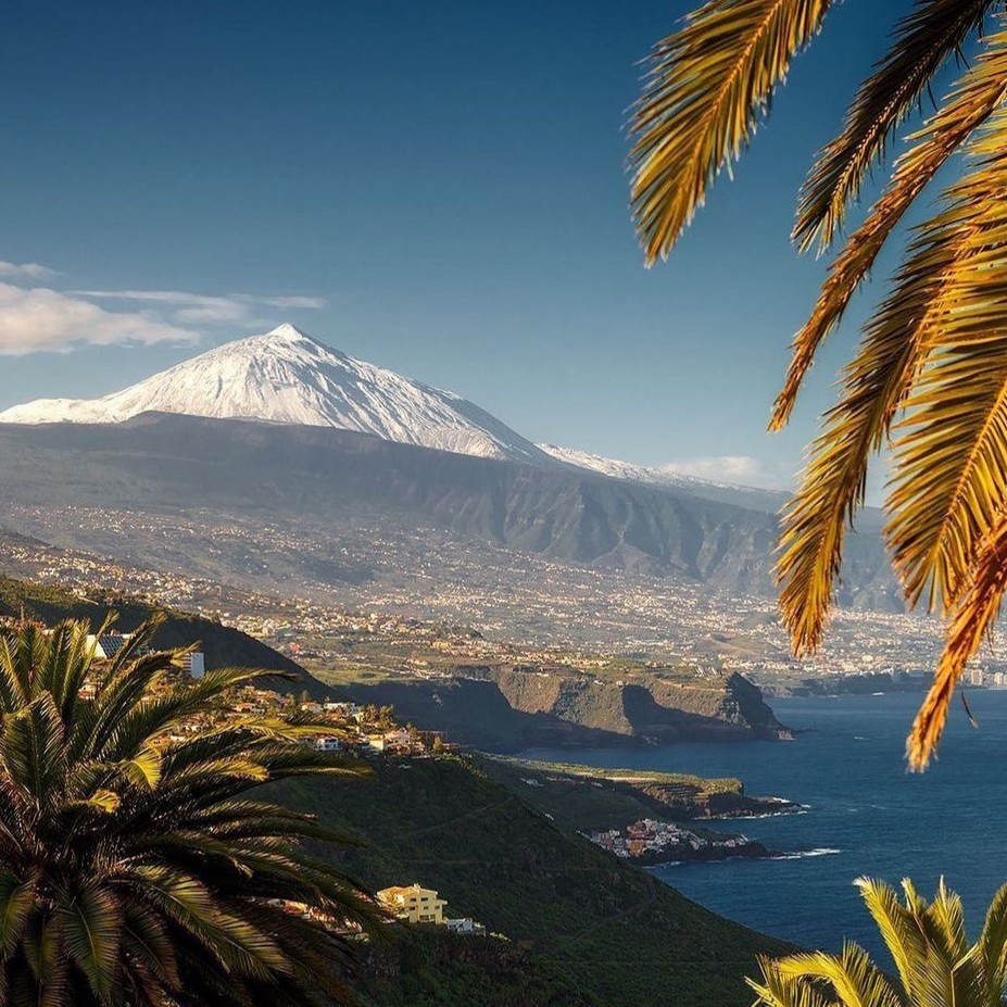Snow on Mount Teide